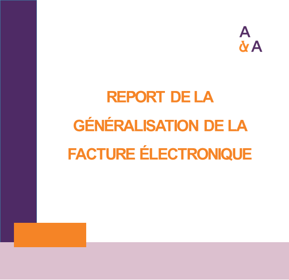 Report de la généralisation de la facture électronique