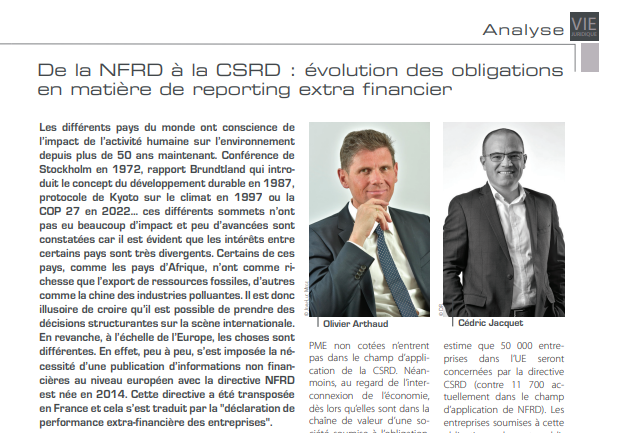De la NFRD à la CSRD : évolution des obligations en matière de reporting extra financier
